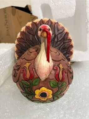Jim Shore Heartwood Creek 2020 Feast Mode Turkey Figurine New in Box